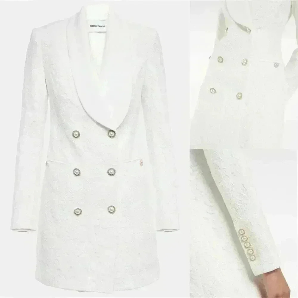 NWT Rebecca Vallance Bridal Harriet blazer minidress Size 2 US - Picture 4 of 16